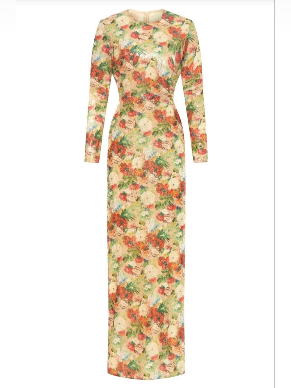 Rosetta Getty Women's Long Sleeve Floral Sequin Gown, Size 2, $1695